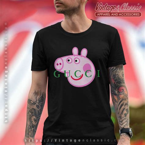 gucci peppa pig t shirt